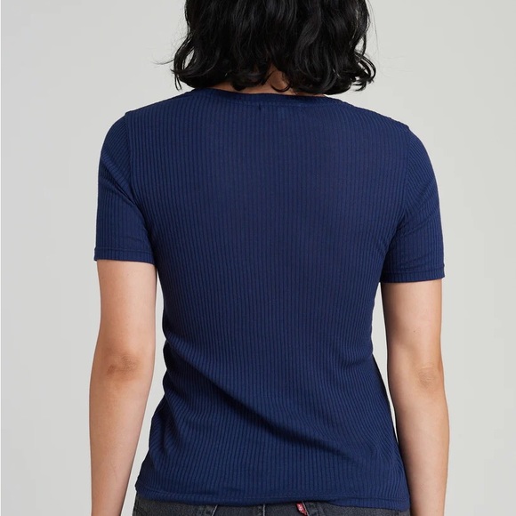 Calder Blake Rampling rib tee, sz XS - Picture 3 of 5